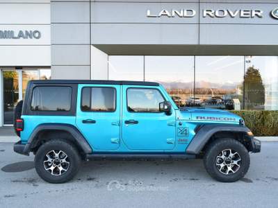 Jeep Wrangler Wrangler Unlimited  2.2 Mjt II Rubicon Blu/Azzurro usata Cuneo