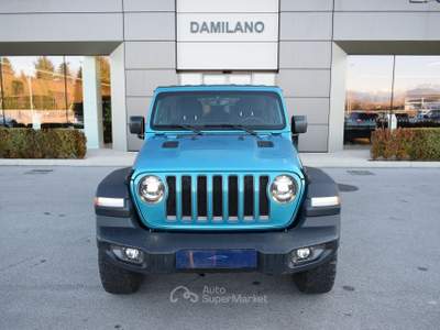 Jeep Wrangler Wrangler Unlimited  2.2 Mjt II Rubicon Blu/Azzurro usata Cuneo