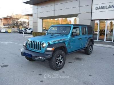 Jeep Wrangler Wrangler Unlimited  2.2 Mjt II Rubicon Blu/Azzurro usata Cuneo