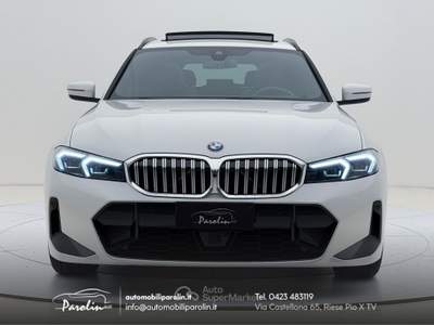 BMW Serie 3 320iA i Touring xdrive MSport Tetto-Gancio-Pelle-Winter-360° Beige usata Riese Pio X