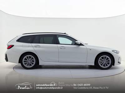 BMW Serie 3 320iA i Touring xdrive MSport Tetto-Gancio-Pelle-Winter-360° Beige usata Riese Pio X