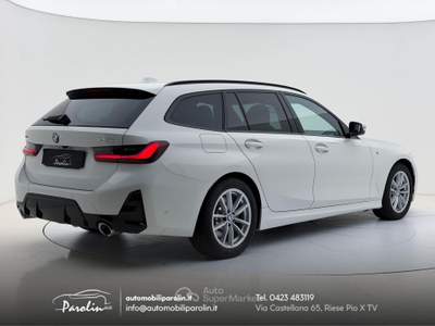 BMW Serie 3 320iA i Touring xdrive MSport Tetto-Gancio-Pelle-Winter-360° Beige usata Riese Pio X