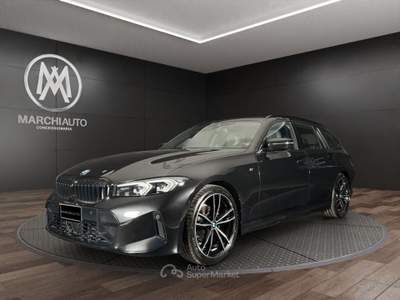 BMW Serie 3 318d d 48V Touring Msport Nero usata Bastia Umbra