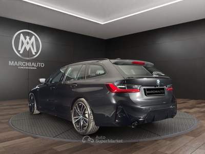 BMW Serie 3 318d d 48V Touring Msport Nero usata Bastia Umbra