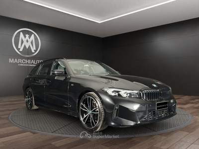 BMW Serie 3 318d d 48V Touring Msport Nero usata Bastia Umbra
