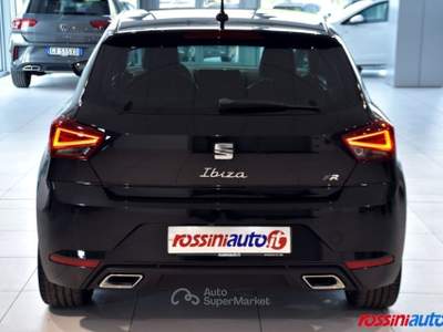 Seat Ibiza 1.0 ECOTSI 95 CV FR + R18 BLACK + FR DESIGN PACK + Nero usata Quinzano D'oglio