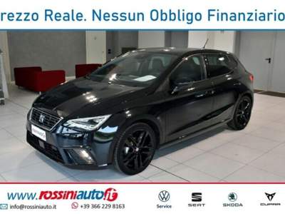 Seat Ibiza 1.0 ECOTSI 95 CV FR + R18 BLACK + FR DESIGN PACK + Nero usata Quinzano D'oglio