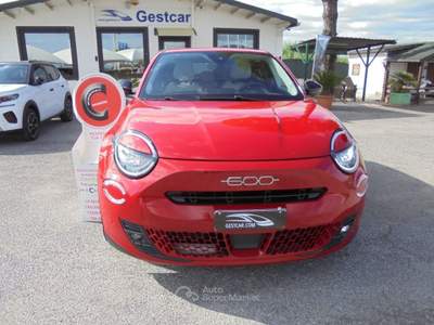 Fiat 600 Hybrid 110 CV DCT MHEV La Prima Rosso usata Guidonia Montecelio