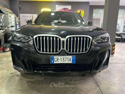 BMW X3 X3 X3 G01 2021 sdrive18d mhev 48V Msport auto Grigio usata Roma
