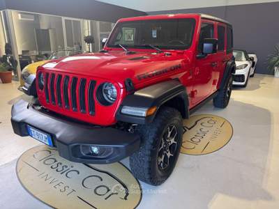 Jeep Wrangler Unlimited 2.2 Mjt II RUBICON Rosso usata Medesano