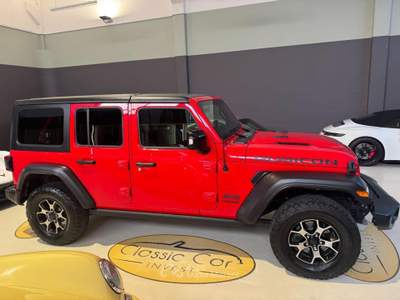 Jeep Wrangler Unlimited 2.2 Mjt II RUBICON Rosso usata Medesano