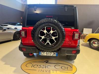 Jeep Wrangler Unlimited 2.2 Mjt II RUBICON Rosso usata Medesano