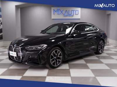 BMW Serie 4 Gran Coupé 418d d Gran Coupe MHEV 48V xDrive Msport Auto Nero usata Latina