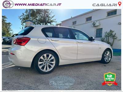 BMW Serie 1 116d 116d 5p. Urban Bianco usata Cagliari