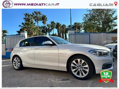 BMW Serie 1 116d 116d 5p. Urban Bianco usata Cagliari