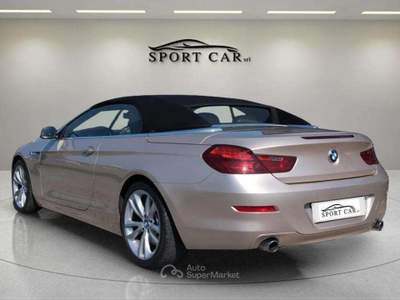 BMW Serie 6 640d 640 d Cabrio xdrive auto Argento usata MONTECCHIO MAGGIORE