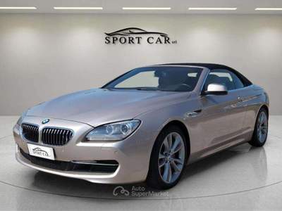 BMW Serie 6 640d 640 d Cabrio xdrive auto Argento usata MONTECCHIO MAGGIORE