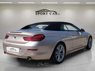 BMW Serie 6 640d 640 d Cabrio xdrive auto Argento usata MONTECCHIO MAGGIORE