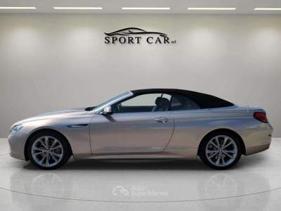 BMW Serie 6 640d 640 d Cabrio xdrive auto Argento usata MONTECCHIO MAGGIORE