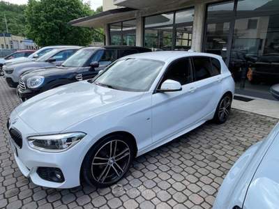 BMW Serie 1 118d 118 d 150 CV M-SPORT AUTOMATICO Bianco usata Provaglio d'Iseo