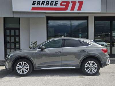 Audi Q3 Q3 35 2.0 tdi S line s-tronic LED  ACC LANE ASSIST C.L da 18 PORTELLONE ELETTRICO SED SPORTIVI SED RISC. Grigio usata San Michele all'Adige
