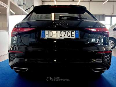 Audi A3 SPORTBACK 2.0 TDI SLINE IDENTITY BLACK 18" PRONTA CONS Nero usata Creazzo