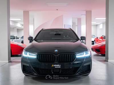 BMW Serie 5 518i 48V Touring Msport -IVA ESPOSTA Nero usata Coccaglio