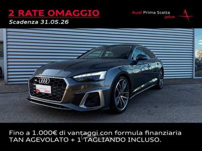 Audi A5 SPORTBACK 40 TFSI MHEV S-TRONIC QUATTRO S-LINE Grigio usata San Fior