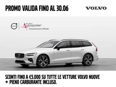 Volvo V60 Plus Dark B4 AUTO PREZZO PROMO FINO A FINE MESE Bianco usata San Fior