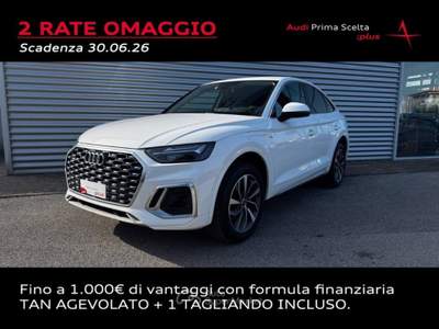 Audi Q5 SPORTBACK 40 TDI MHEV S-TRONIC QUATTRO S-LINE Bianco usata San Fior