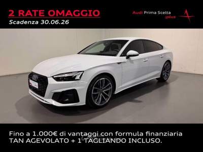 Audi A5 SPORTBACK 35 TDI MHEV S TRONIC S-LINE Bianco usata San Fior