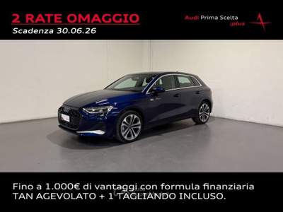 Audi A3 40 TFSIe S-TRONIC Blu/Azzurro usata San Fior