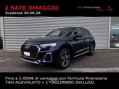 Audi Q5 40 TDI MHEV S-TRONIC QUATTRO S-LINE Blu/Azzurro usata San Fior