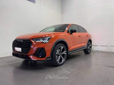Audi Q3 SPORTBACK 45 TFSIe S-TRONIC IDENTITY BLACK Arancione usata San Fior