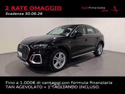 Audi Q5 SPORTBACK 50 TFSI E QUATTRO S TRONIC S-LINE EDITI Argento usata San Fior