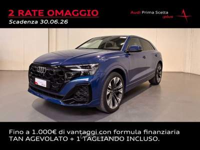 Audi Q8 55 TFSI e TIPTRONIC QUATTRO S-LINE PLUS Blu/Azzurro usata San Fior
