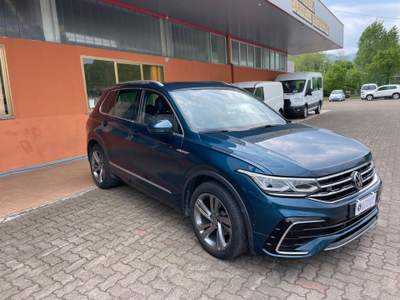 Volkswagen Tiguan SCR DSG R-Line Telecamera Blu/Azzurro usata Gozzano