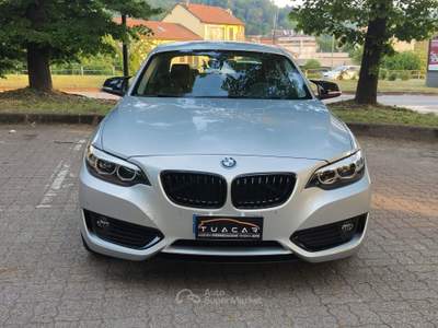 BMW Serie 2 220i BMW 2 series 220 i Luxury Line #10542 Argento usata Torino
