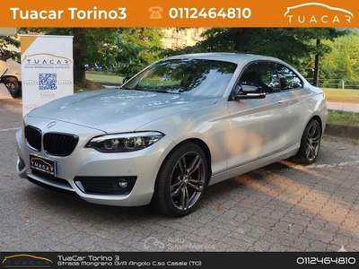 BMW Serie 2 220i BMW 2 series 220 i Luxury Line #10542 Argento usata Torino