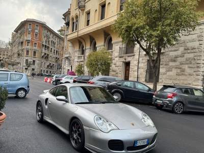 Porsche 911 996 turbo Argento usata Roma