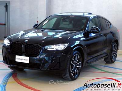 BMW X4 XDRIVE20D IBRIDO 48V MSPORT AUTOMATICA, UNICO PROP Nero usata Quinzano D'oglio