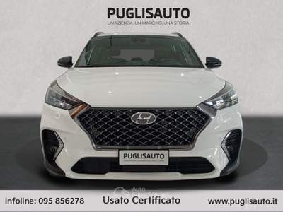 Hyundai Tucson 1.6 CRDi 136CV 48V DCT N Line Bianco usata BELPASSO