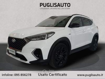 Hyundai Tucson 1.6 CRDi 136CV 48V DCT N Line Bianco usata BELPASSO