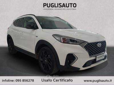Hyundai Tucson 1.6 CRDi 136CV 48V DCT N Line Bianco usata BELPASSO