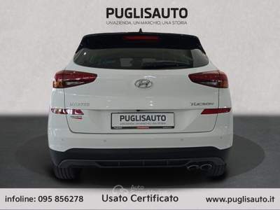 Hyundai Tucson 1.6 CRDi 136CV 48V DCT N Line Bianco usata BELPASSO