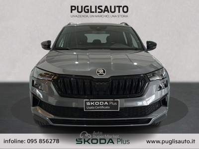 Skoda Karoq 2.0 TDI SCR DSG SportLine Grigio usata BELPASSO