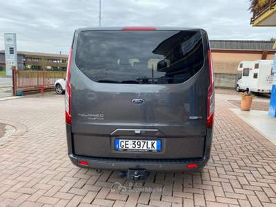 Ford Tourneo Custom 320 2.0 TD 130CV MHEV PC Titanium GANCIO TRAINO Grigio usata Brusnengo