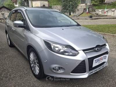 Ford Focus 1.0 EcoBoost 125 CV Start&Stop SW Titanium UNIC. P Argento usata Varallo