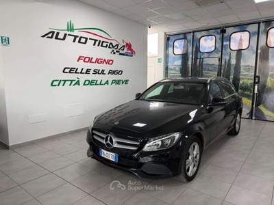 Mercedes-Benz Classe C Classe C-S205 2014 SW SW d (bt) Business auto Nero usata Foligno