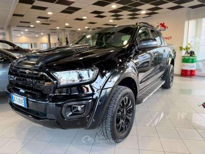 Ford Ranger Ranger  2.0 ecoblue double cab Wildtrak 213cv auto Nero usata Foligno